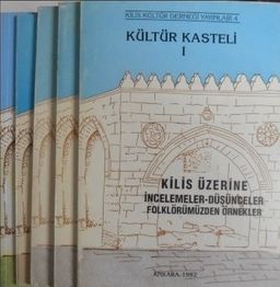 Kültür Kasteli / I- Kilis Üzerine İncelemeler, II- İnsanlarımız, III- Kilis’te Mantık, Toplum ve Ekonomi, IV- Kilis Ağzı, V-Kiliste Gelenek ve Görenekler, VI-Kilis’te Halk Tababeti,  VIII-Cumhuriyet Dönemi Kilisli Şairler, XI-Kilis Türküleri