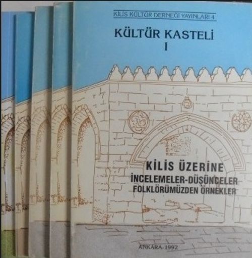 Kültür Kasteli / I- Kilis Üzerine İncelemeler, II- İnsanlarımız, III- Kilis'te Mantık, Toplum ve Ekonomi, IV- Kilis Ağzı, V-Kiliste Gelenek ve Görenekler, VI-Kilis'te Halk Tababeti,  VIII-Cumhuriyet Dönemi Kilisli Şairler, XI-Kilis Türküleri