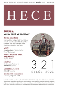 Hece Dergisi Sayı: 321 Eylül 2023
