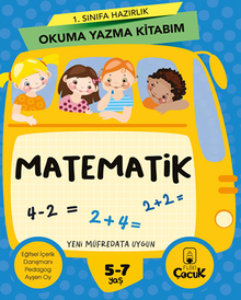 1. Sınıfa Hazırlık Okuma Yazma Kitabım Matematik