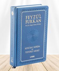 Feyzü'l Furkan Kur'an-ı Kerîm ve Tefsirli Meali, Orta Boy - Mushaf ve Meal - Ciltli (Lacivert)