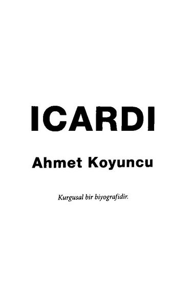 Icardi - Sahanin Yildizlari : Koyuncu, Ahmet: : Bücher