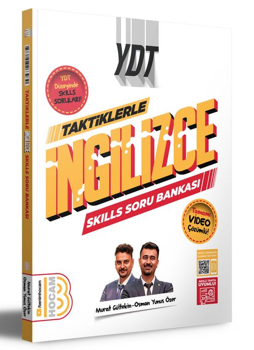 2024 YDT Taktiklerle İngilizce SKILLS Soru Bankası 
