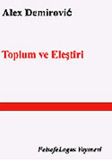 Toplum ve Eleştiri