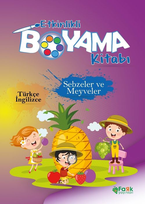 Etkinlikli Boyama Kitabı Sebzeler Ve Meyveler