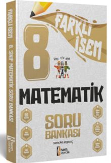 2024 Farklı İsem 8. Sınıf Matematik Soru Bankası