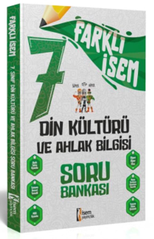 2024 Farklı İsem 7. Sınıf Din Kültürü ve Ahlak Bilgisi Soru Bankası