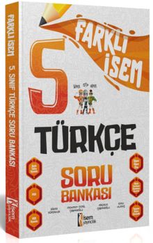 2024 Farklı İsem 5. Sınıf Türkçe Soru Bankası