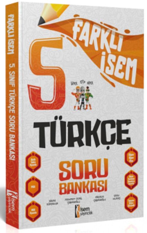 2024 Farklı İsem 5. Sınıf Türkçe Soru Bankası
