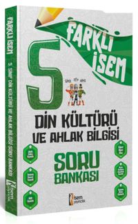 2024  Farklı İsem 5. Sınıf Din Kültürü ve Ahlak Bilgisi Soru Bankası