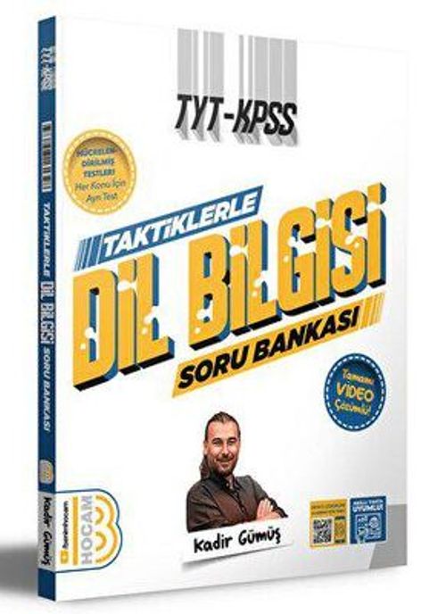 TYT - KPSS Taktiklerle Dil Bilgisi Tamamı Video Çözümlü Soru Bankası 
