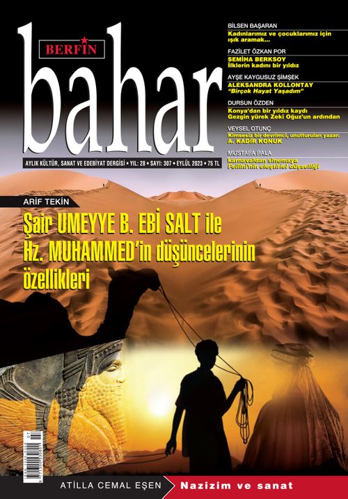 Berfin Bahar Aylık Kültür Sanat ve Edebiyat Dergisi Sayı:307 Eylül 2023