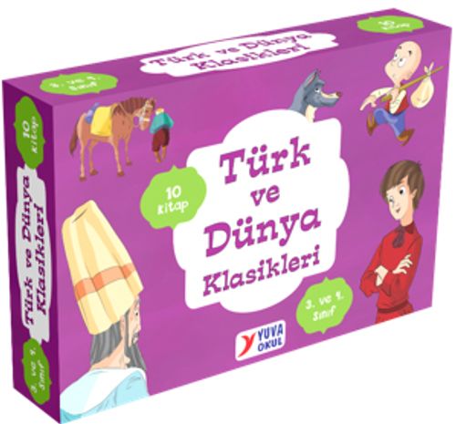 3. ve 4. Sınıflar için Türk ve Dünya Klasikleri (10 Kitap)