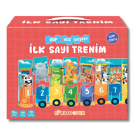 İlk Sayı Trenim - Cırt Cırtlı Yapboz ve Kitap Seti