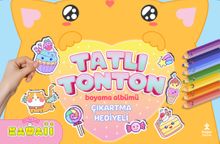Kawaıı Tatlı Tonton Çıkartma Hediyeli Boyama Albümü