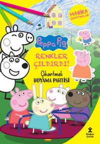 Renkler Çıldırdı - Peppa Pıg Çıkartmalı Boyama Partisi