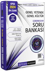 2024 KPSS Genel Yetenek Genel Kültür Ön Lisans Ezberbozan Soru Bankası