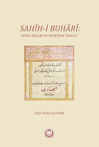 Sahîh-İ Buharî: Kitap Adları ve Muhteva Tahlili