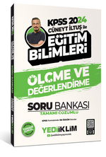 2024 KPSS Cüneyt İLTÜŞ İle Eğitim Bilimleri Ölçme Ve Değerlendirme Tamamı Çözümlü Soru Bankası