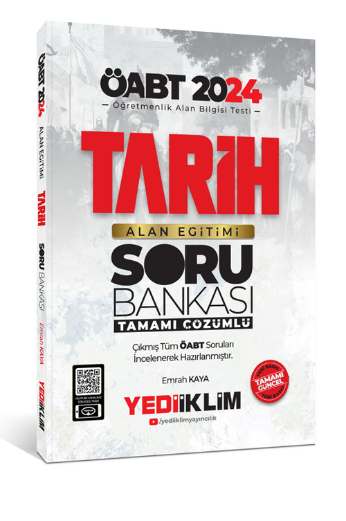 2024 ÖABT Tarih Alan Eğitimi Tamamı Çözümlü Soru Bankası
