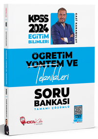 2024 KPSS Eğitim Bilimleri Öğretim Yöntem ve Teknikleri Tamamı Çözümlü Soru Bankası