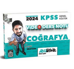 2024 KPSS Coğrafya Video Ders Notları 