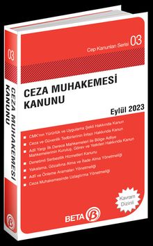 Ceza Muhakemesi Kanunu (Eylül 2023)