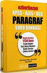 KPSS ALES DGS Ezberbozan Paragraf Soru Bankası