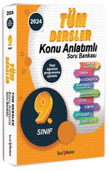 9. Sınıf Tüm Dersler Konu Anlatımlı Soru Bankası