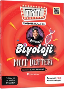 Yağmur Hoca ile TYT Biyosentez Biyoloji Not Defteri Tamamı El Yazılı