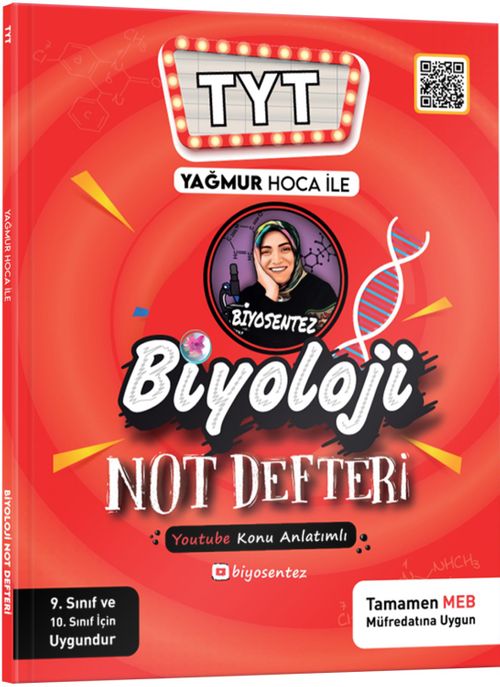 Yağmur Hoca ile TYT Biyosentez Biyoloji Not Defteri Tamamı El Yazılı