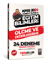 2024 KPSS Cüneyt İLTUŞ ile Eğitim Bilimleri Ölçme ve Değerlendirme Tamamı Çözümlü 24 Deneme 