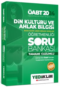 2024 ÖABT Din Kültürü ve Ahlak Bilgisi Öğretmenliği Tamamı Çözümlü Soru Bankası