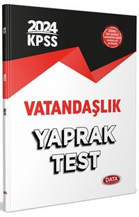2024 KPSS Vatandaşlık Yaprak Test 