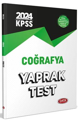 2024 KPSS Coğrafya Yaprak Test 