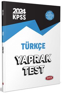 2024 KPSS Türkçe Yaprak Test 