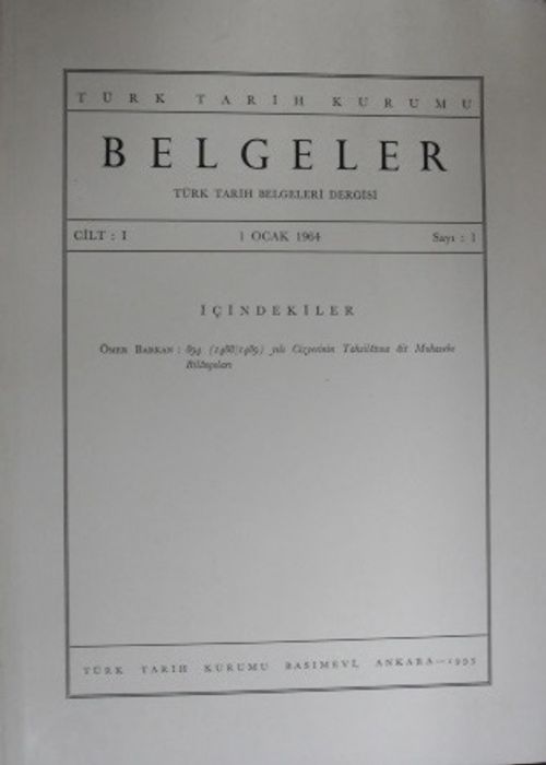 894 (1488 – 1489) Yılı Cizyesinin Tahsilatına ait Muhasebe Bilançoları / 23-D-14