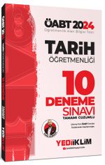 2024 ÖABT Tarih Öğretmenliği Tamamı Çözümlü 10 Deneme 