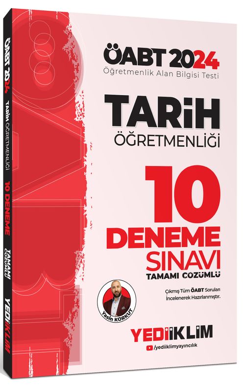 2024 ÖABT Tarih Öğretmenliği Tamamı Çözümlü 10 Deneme 
