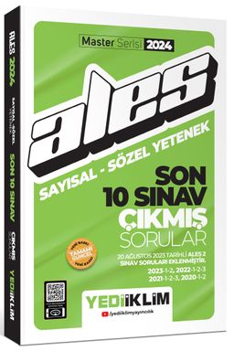 2024 ALES Sayısal - Sözel Yetenek Son 10 Sınav Çıkmış Sorular