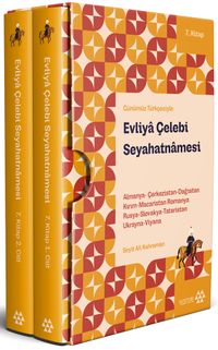 Günümüz Türkçesiyle Evliya Çelebi Seyahatnamesi 7. Kitap 2 Cilt (Kutulu) & Almanya-Çerkezistan-Dağıstan-Kırım-Macaristan-Romanya-Rusya-Slovakya-Tataristan-Ukranya-Viyana