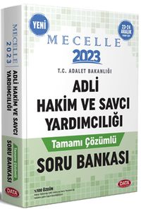 Mecelle Adli Hakim ve Savcı Yardımcılığı Tamamı Çözümlü Soru Bankası 