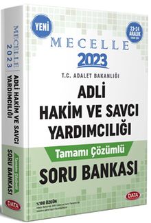 Mecelle Adli Hakim ve Savcı Yardımcılığı Tamamı Çözümlü Soru Bankası 