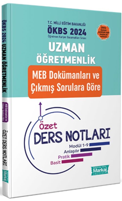Uzman Öğretmenlik Meb Çalışma Kitabı Öba Ders Videoları Özet Ders Notları