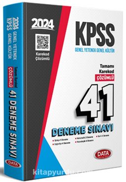 2024 KPSS Genel Yetenek - Genel Kültür 41 Deneme Sınavı (Karekod Çözümlü)