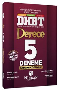 DHBT Derece 5 Deneme Çözümlü