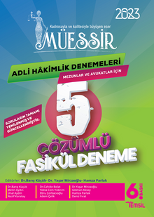 Müessir Adli Hakimlik Denemeleri- 2023 Çözümlü 5 Deneme