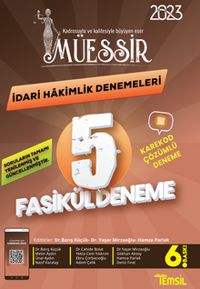 Müessir İdari Hakimlik Denemeleri- 2023 Cevaplı  Karekod Çözümlü Deneme