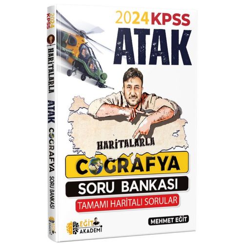 2024 KPSS Haritalarla Atak Coğrafya Soru Bankası 