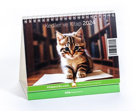 2024 Kitapyurdu Masa Takvimi (Kediler)